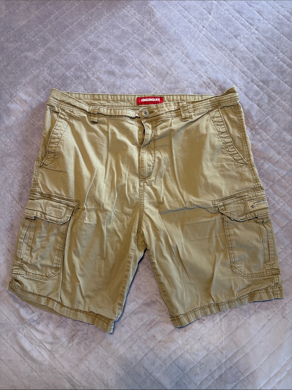 UNIONBAY Olive-Tan Cargo Shorts